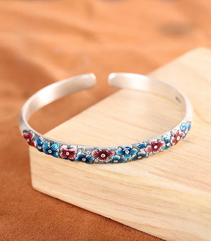 Sterling Flower Bracelets