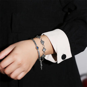 Graffiti Charm S925 Sterling Bracelets