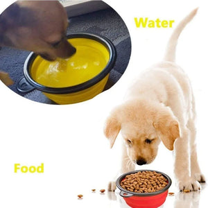 Pet Folding Collapsible Travel Bowl