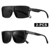 Mens Square Polarized Sunglasses