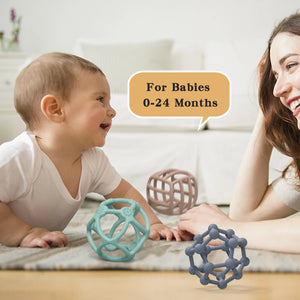 Baby Silicone Teether Ball (BPA Free)