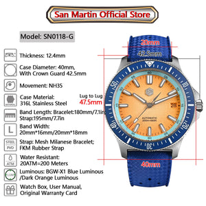 San Martin NH35 Dive Watch