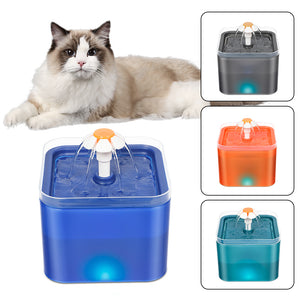 Pet Cat Water LED Dispenser (USB Charging)