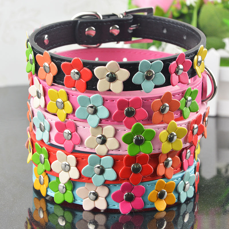 Happy Flower Pet Collars & Leash