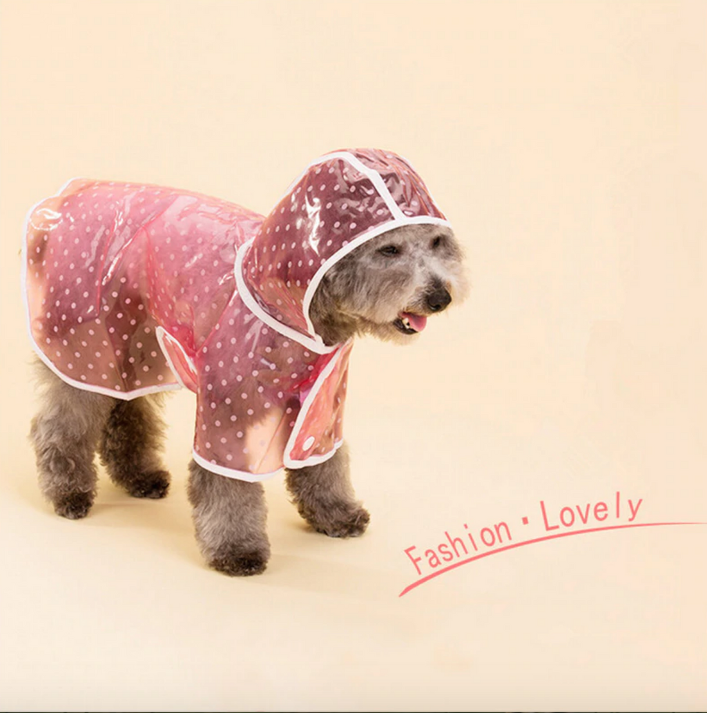 Spot of Rain! - Pet Raincoats (Pink/Blue)