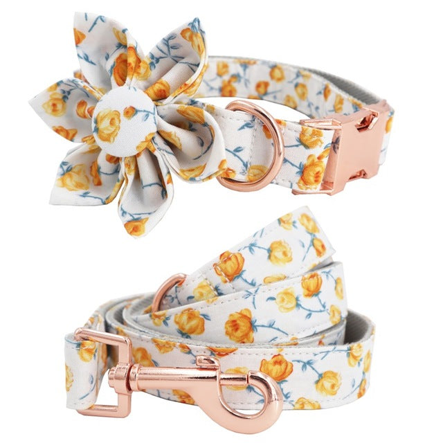 Flower Girl - Pet Collar + Lead