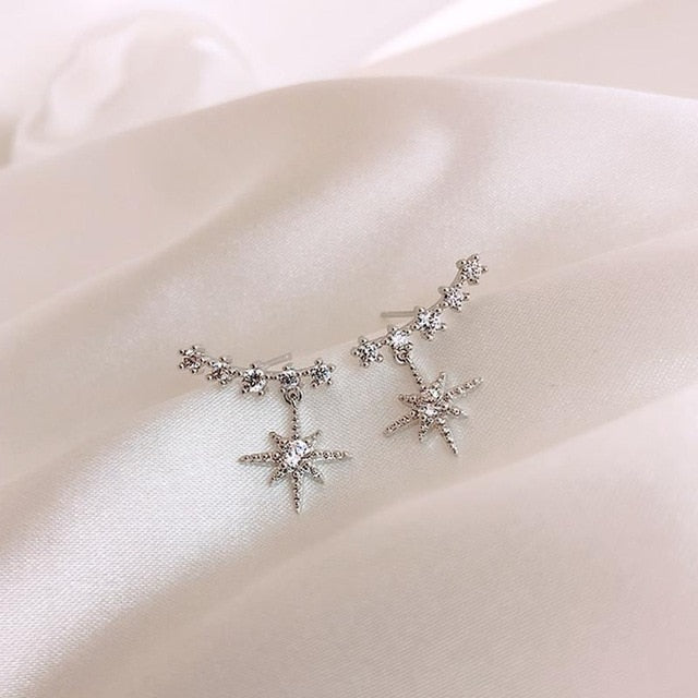 Delicate Star Drop - Earrings